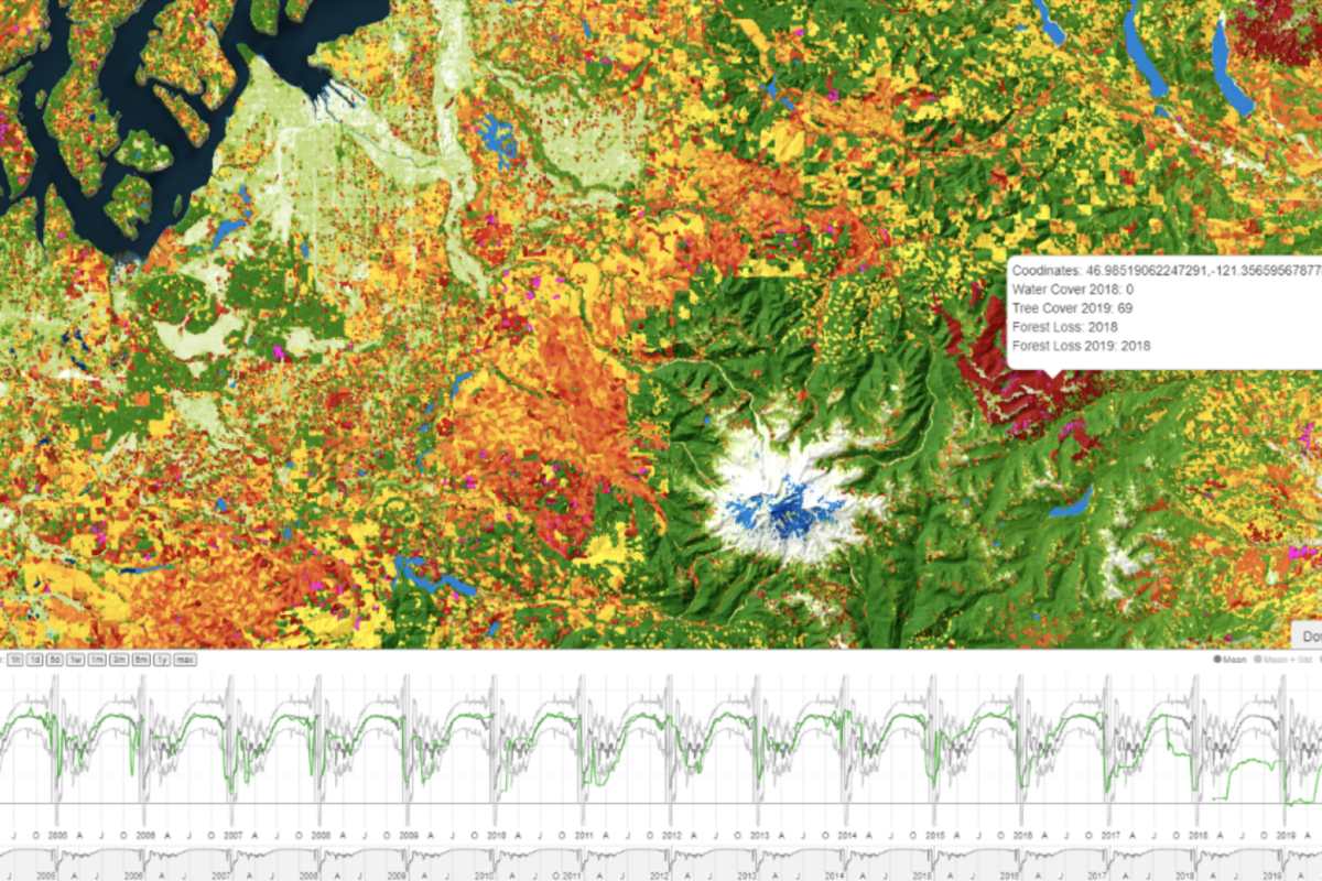 Trees and forests satellite data product
