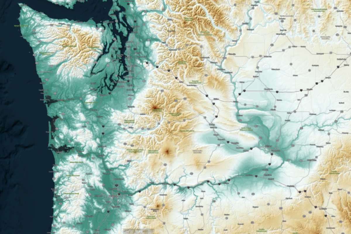 Terrain elevation satellite data product